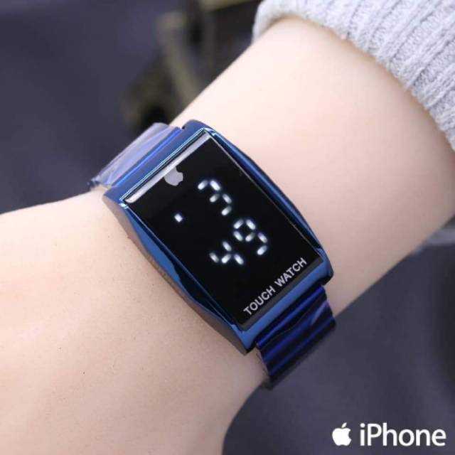 Jam Tangan Wanita IPHONE(APPLE) 1011 LED  Touch Watch  Semi super Rp127.000