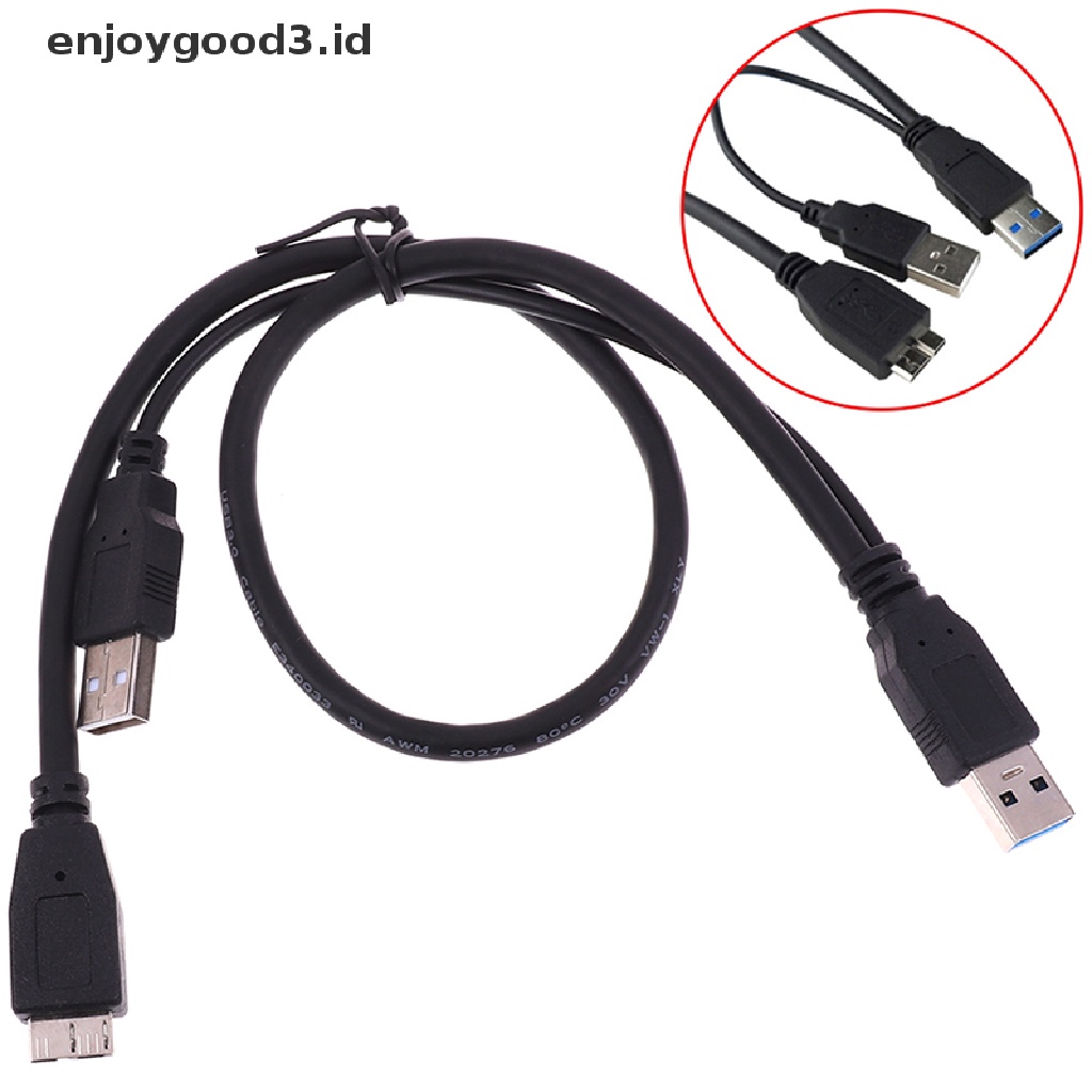 Kabel Usb 3.0 A Male Micro Usb 3.0 B Y Untuk Hard Disk Eksternal