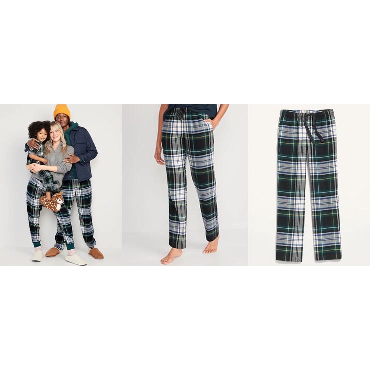 Old Navy Matching Plaided Flannel Pajamas Pants | Celana Tidur Unisex