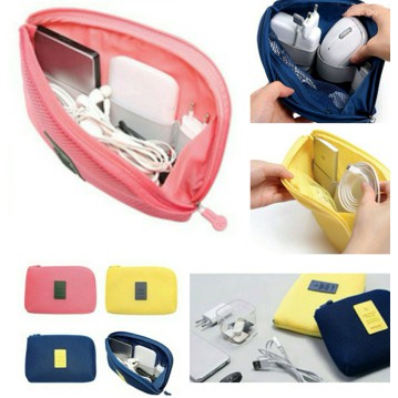 Cable Pouch Dompet Kabel Handphone Organizer (CABLE POUCH KCL)