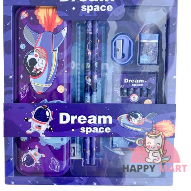 

☺ Kotak pensil pony / spiderman / frozen / cars 6 collors - Space, Bubble ☂