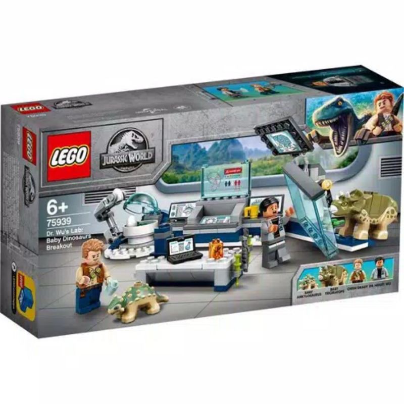 Lego Jurassic World Dinosaurus Laboratorium Research