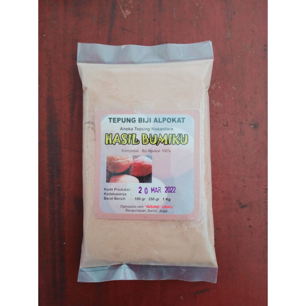 

Tepung Biji Alpukat 1 KG/Bubuk Biji Alpukat/serbuk Biji Alpukat