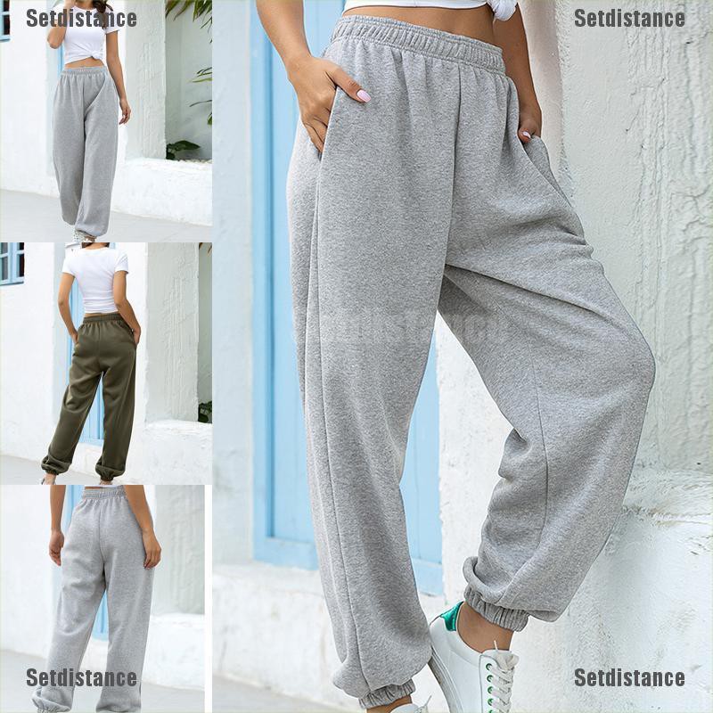 womens branded joggers