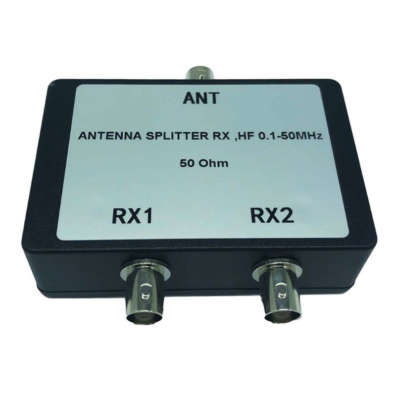 Kabel Coaxial Splitter Singal TV btsg Untuk TV Satelit VCRs RF Radio Antena RX HF 0.1-50 MHz 50Ohm Antenna Splitter