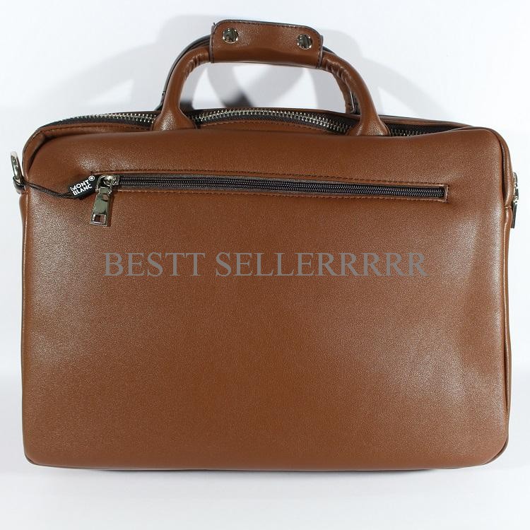TAS SELEMPANG KANTOR PRIA IMPORT SUPER PREMIUM | MONTBLANC P5 BROWN Produk Terbaikk
