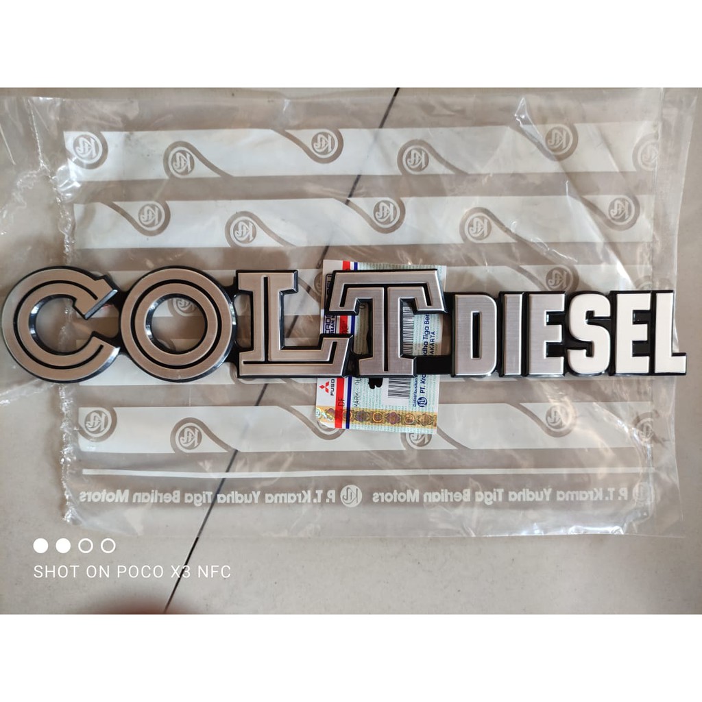 Emblem Colt diesel di kedok PS lama umplung PS100/PS120