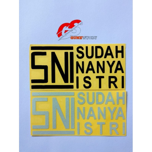 STIKER CUTTING SNI...MURAH