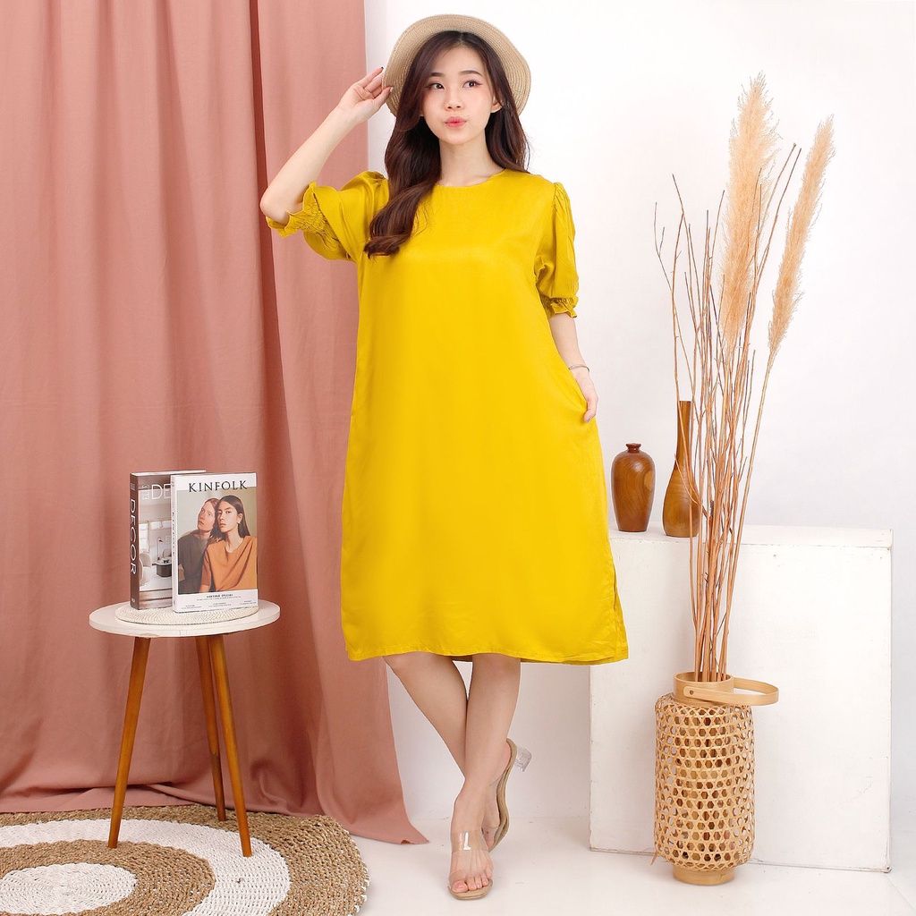 Dress 1171 Rayon Polos Fashion Wanita