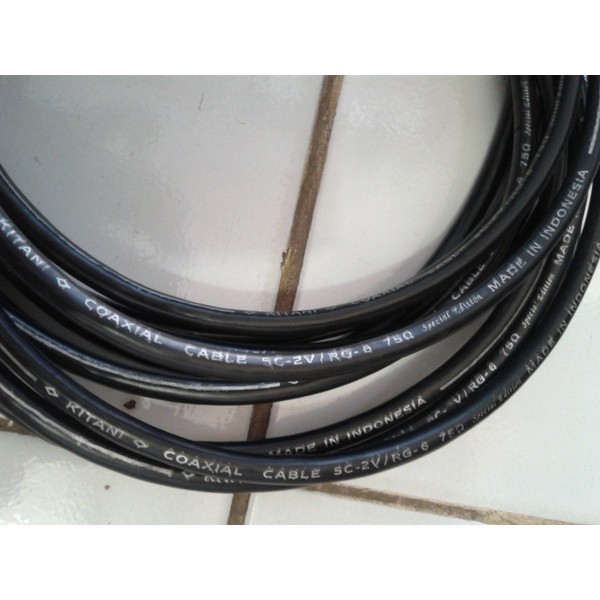 Kabel coaxial KITANI 5C 100 yard ( tembaga murni )