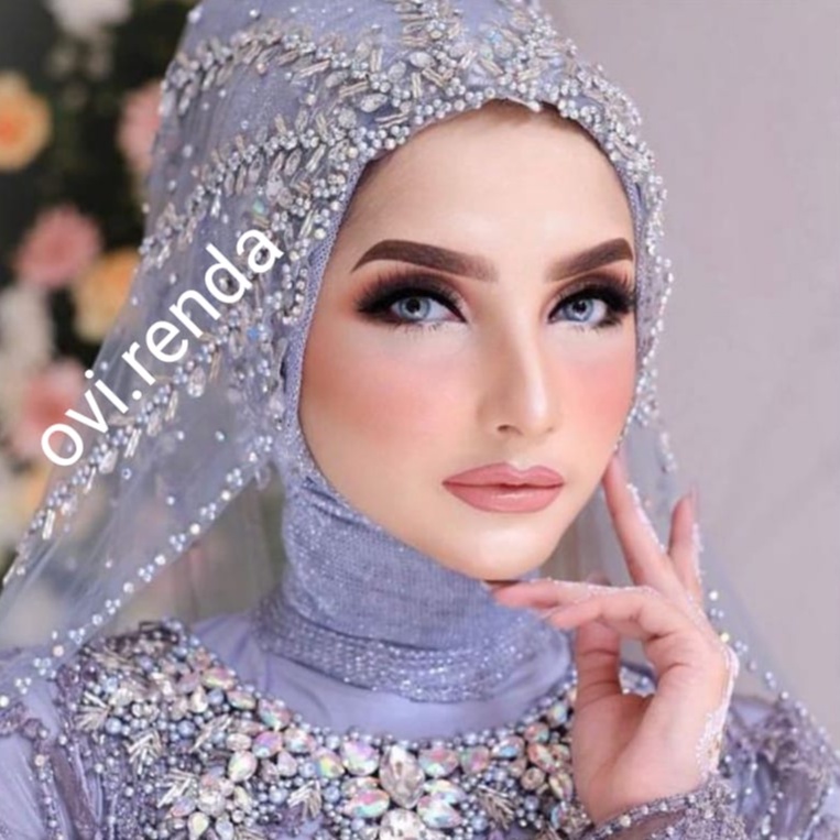 Slayer Pengantin Diamond / Veil Mutiara Diamond / Kerudung Pengantin