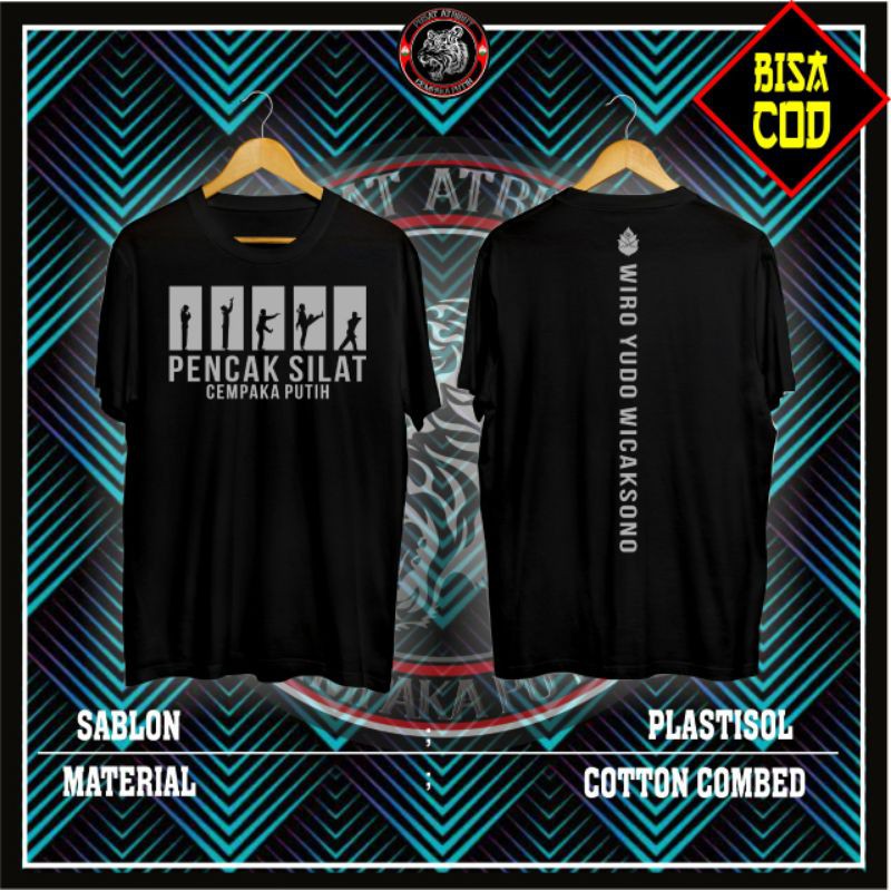 (BISA COD)|KAOS CEMPAKA PUTIH | KAOS LAMBANG PSCP | KAOS CEMPAKA PUTIH KEREN | KAOS SEHARI-HARI