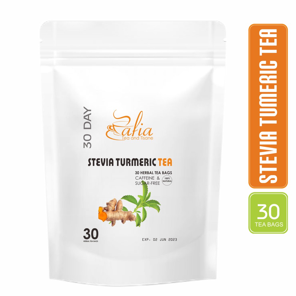 

Stevia Turmeric Tea : Stevia Leaf Plus Tumeric root ( 30 Tea Bag)
