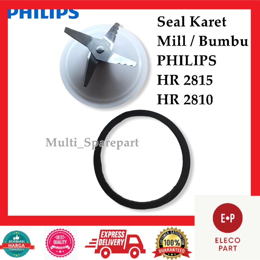 Karet Blender BUMBU Philips HR 2815 - HR 2810 - Seal mill pisau bumbu