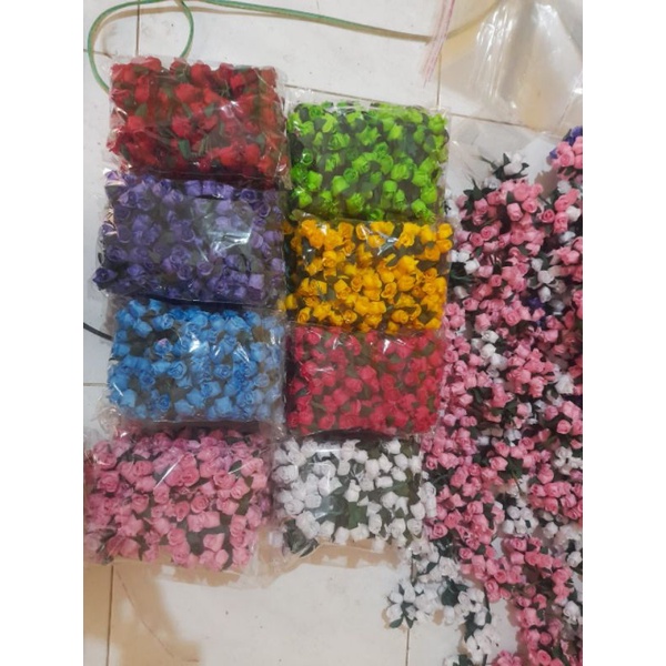 Jual Bunga Seruni Bunga Mawar Kuncup 144pc Shopee Indonesia