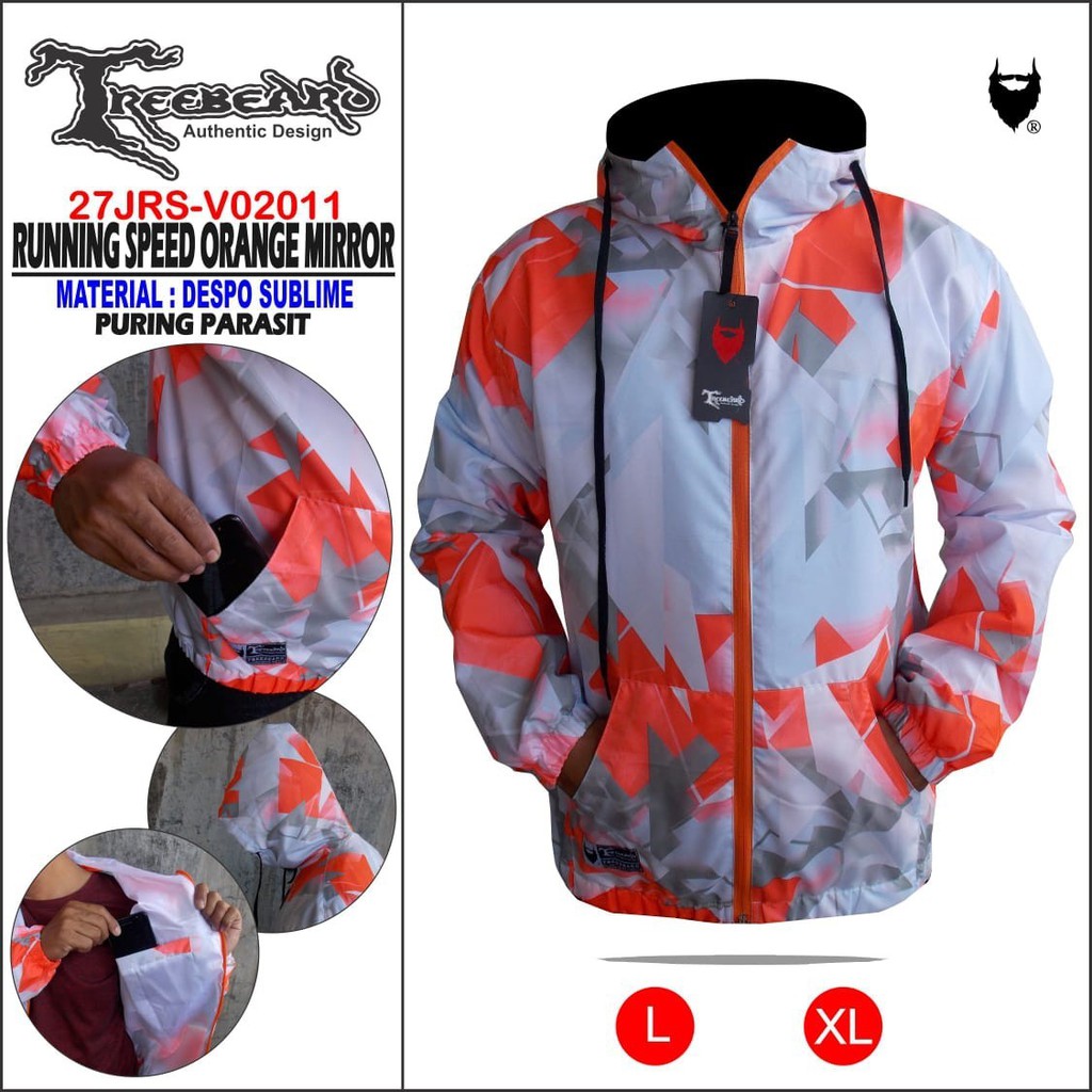 Jaket Running Speed Pria Original