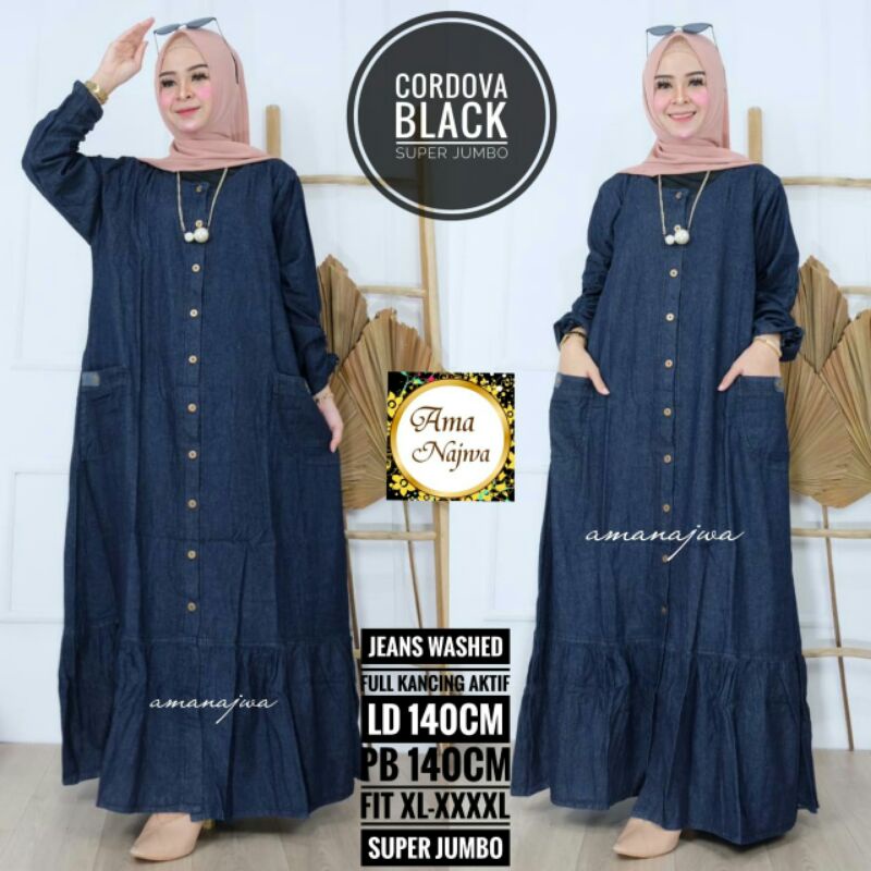 Baju muslim jumbo/gamis jumbo/fashion muslim jumbo