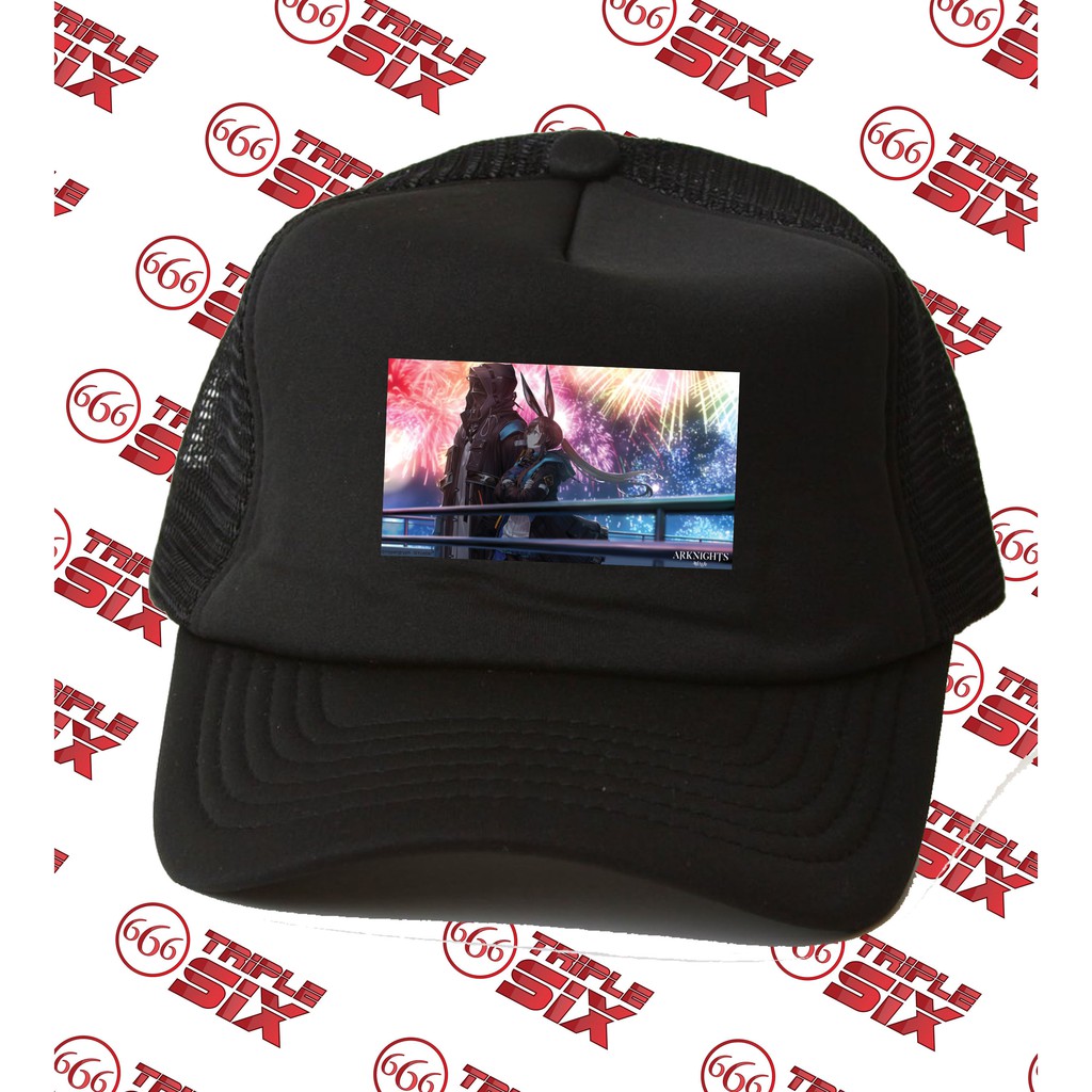 Topi Trucker Arknights Doctor Dokutah Amiya Fireworks