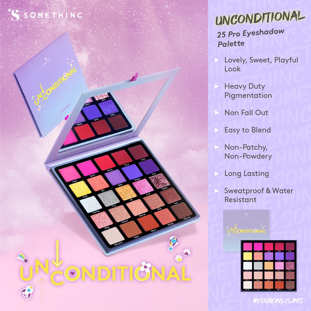 ❤ BELIA ❤ SOMETHINC 25 PRO Eyeshadow Palette Unstoppable | Unconditional | Unbreakable | BPOM