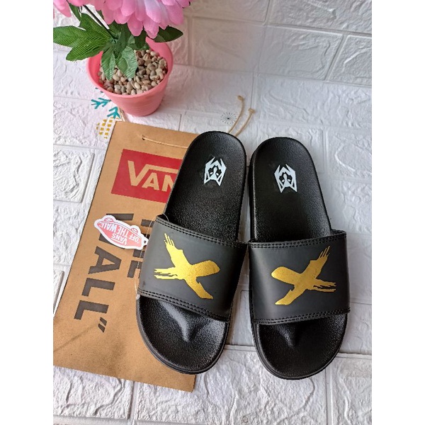 SENDAL MAXSLIDE GEN X PUTIH HIGHT QUALITY / SANDAL SLOP DISTRO-X Gold