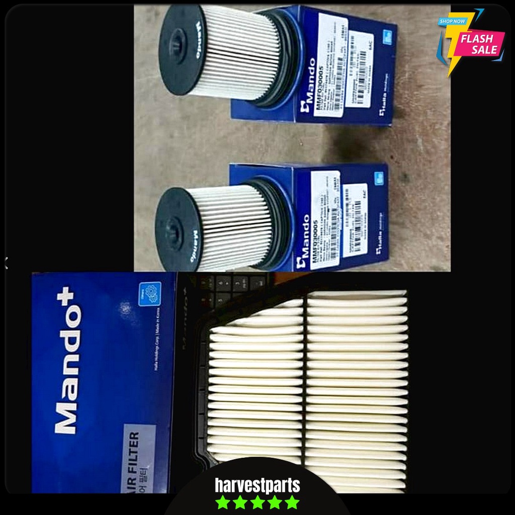 Paket Filter Solar Chevrolet Captiva Fl1 2Buah Dan Filter Udara Chevrolet Captiva Mando