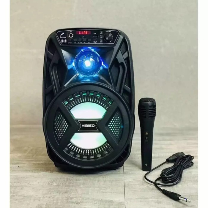 Speaker Bluetooth 6.5&quot; Karaoke Portable KIMISO QS 3603+Free Mic kimiso