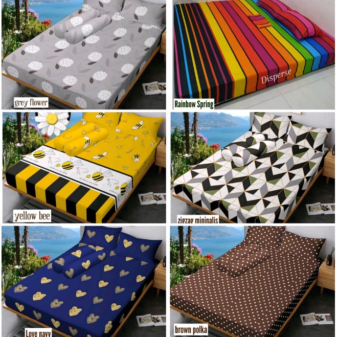 ❤ IJN ❤ SPREI HOMEMADE UK 180 SPREI MOTIF SPREI KARAKTER MURAH