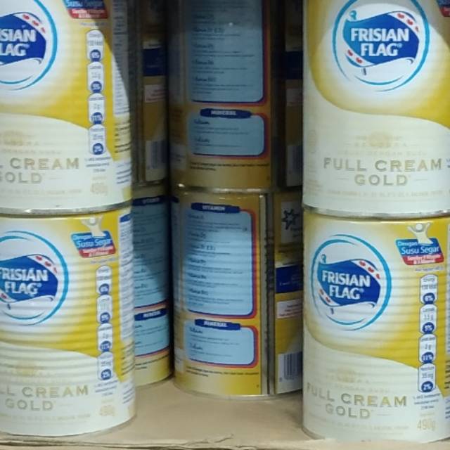 

Frisian flag rasa full cream gold •|• susu bendera kental manis 490gr