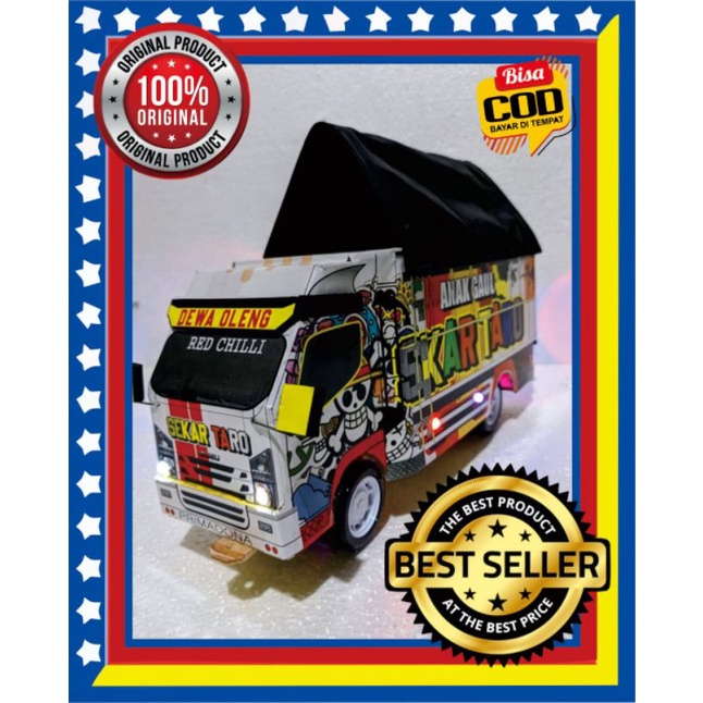 miniatur truk oleng/miniatur truk kayu/miniatur truk terlaris/miniatur bus