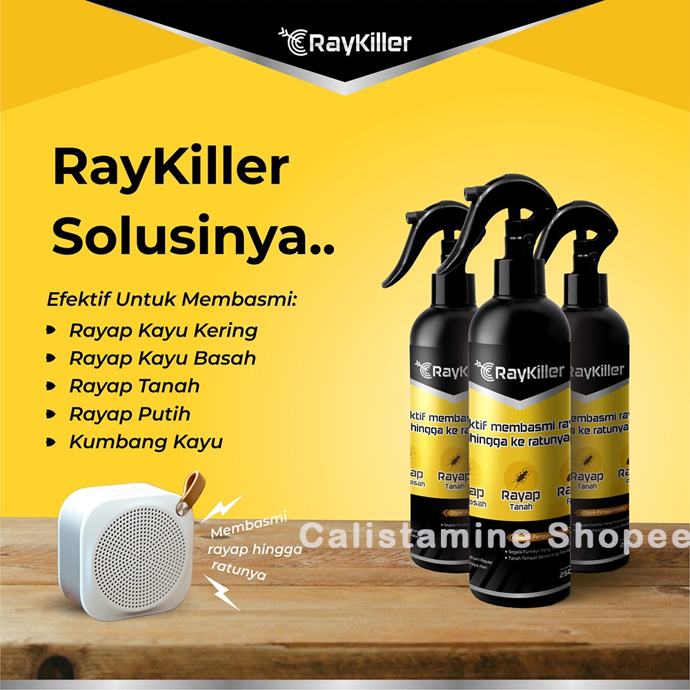 RayKiller Obat Pembasmi Rayap Spray Efektif Melindungi Furnitur Kayu Rumah