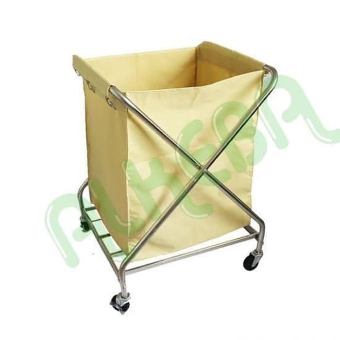 laundry cart type X / X trolley laundry / troli cucian laundry