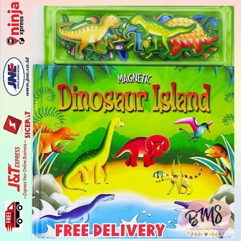 Dinosaur Island A Magnetic Play Book