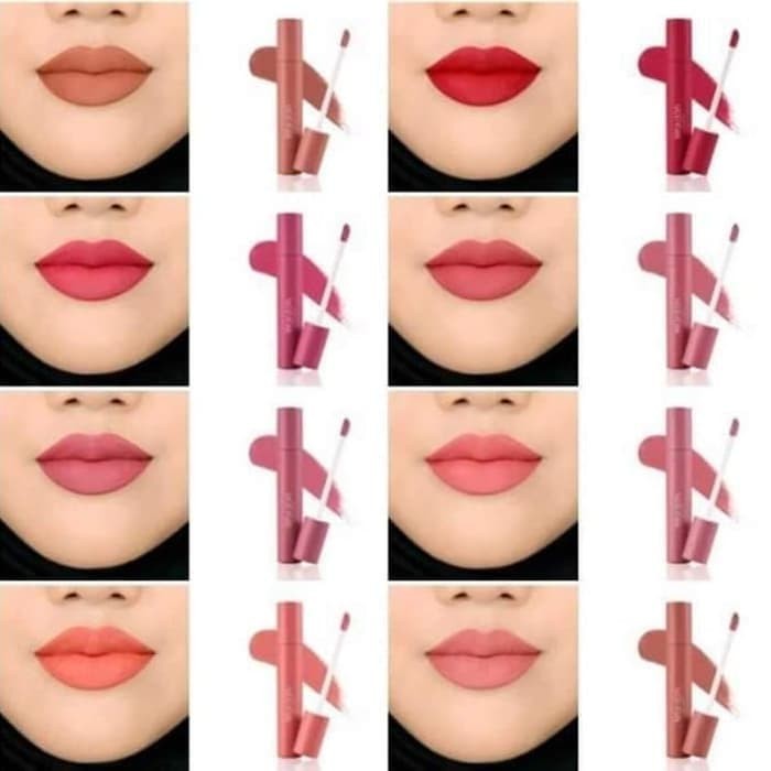 wardah velvet matte lip mousse