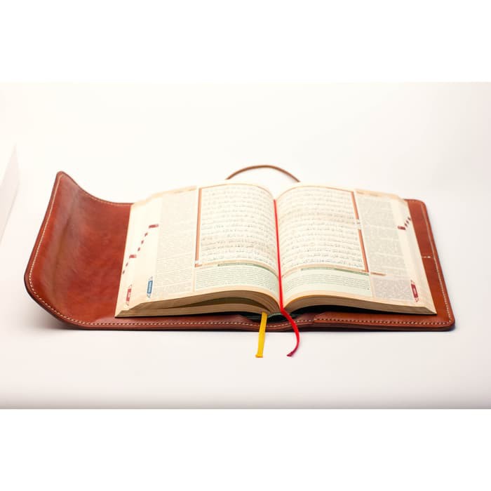 Imagi notebook cover - Sampul buku kulit asli dan Al-Quran
