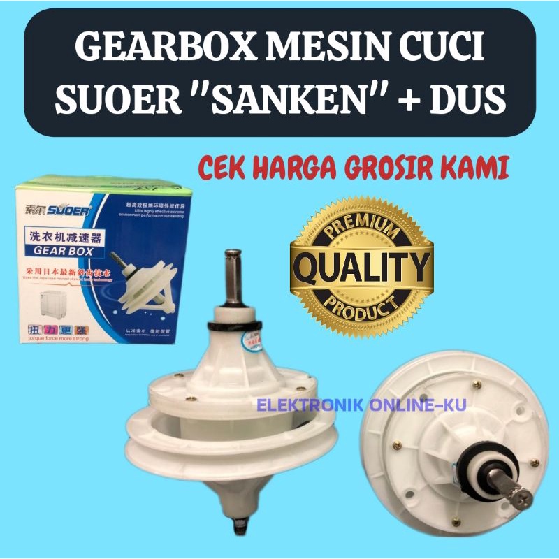 GEARBOX MESIN CUCI SANKEN AS KOTAK SUOER + DUS (30+3)