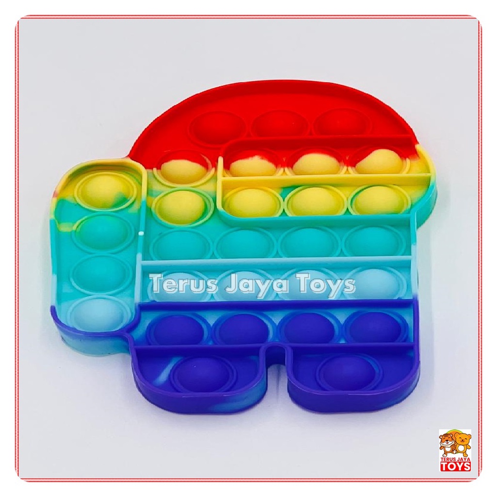 POP IT FIDGET PUSH SENSORY TOYS BUBBLE STRESS RELIEVE POP IT BUBBLE POP ITS RAINBOW/POP IT BUBBLE-1