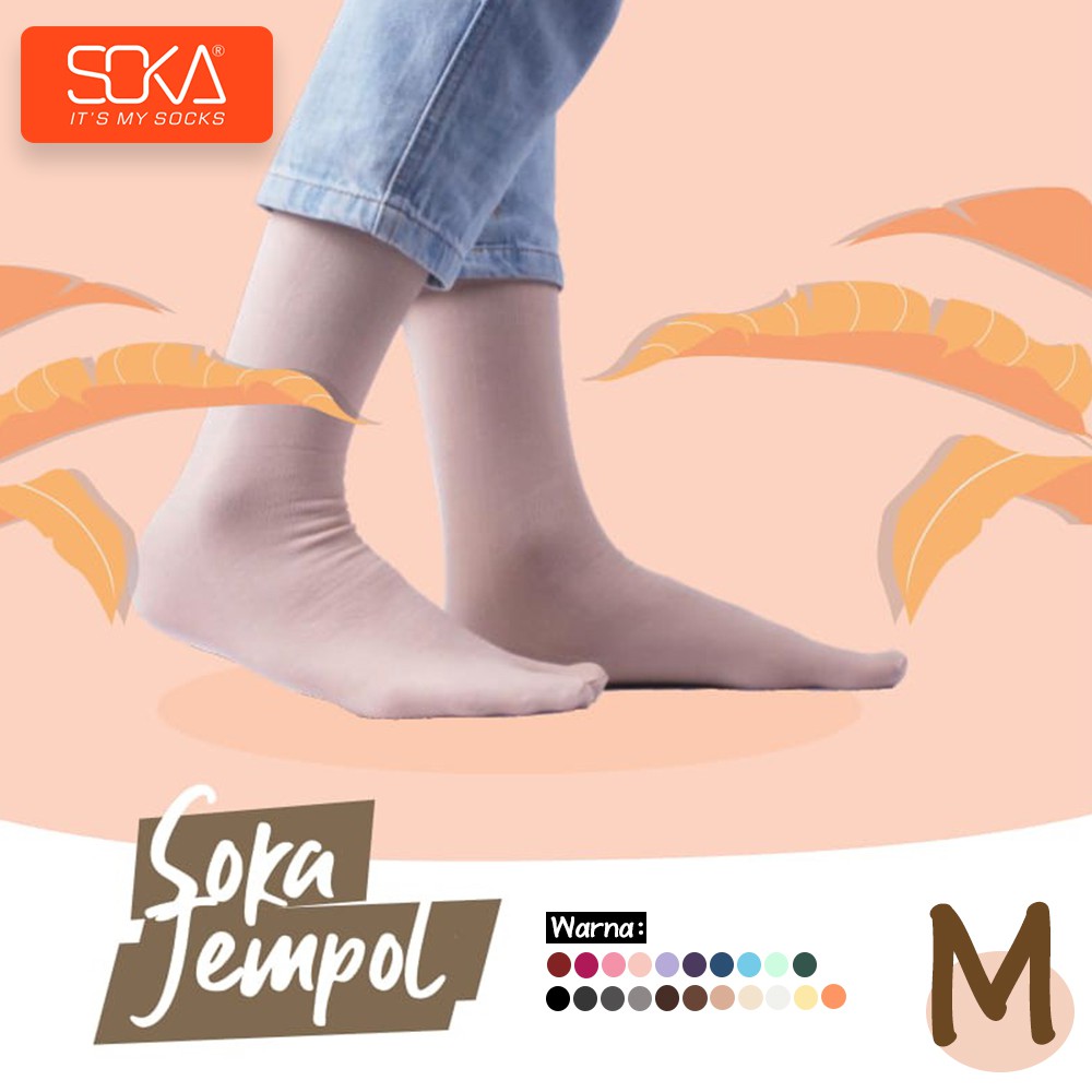 Soka Basic Jempol M - Kaos Kaki Jempol Muslimah - Distributor Soka