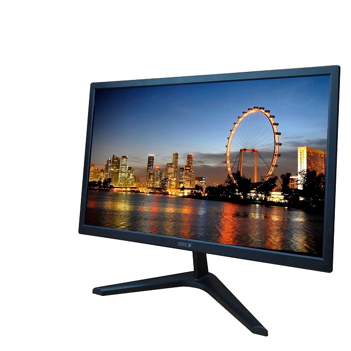 LED Monitor SPC 19 Inch Full HD Input HDMI VGA SPC SM-19HD New Garansi Resmi