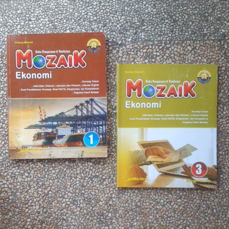 buku Mozaik Ekonomi sma kelas 10.11.12 revisi kurikulum 13