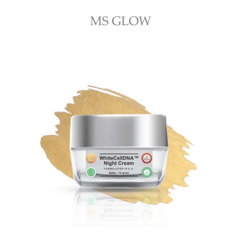 WHITE CELL DNA NIGHT CREAM MS GLOW / CREAM MALAM DNA