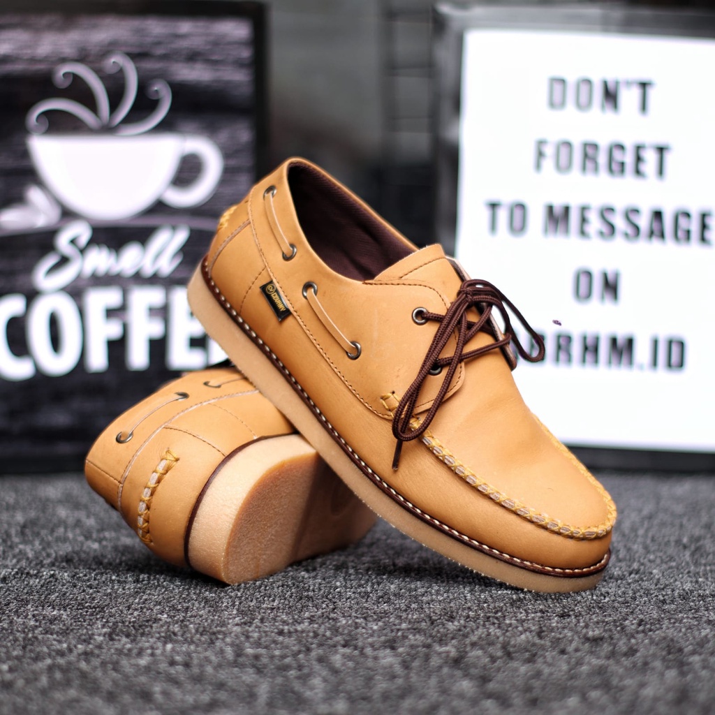 Abra - Davis Sepatu Kulit Asli Pria Formal Casual Ukuran Besar Big Size 38 - 46