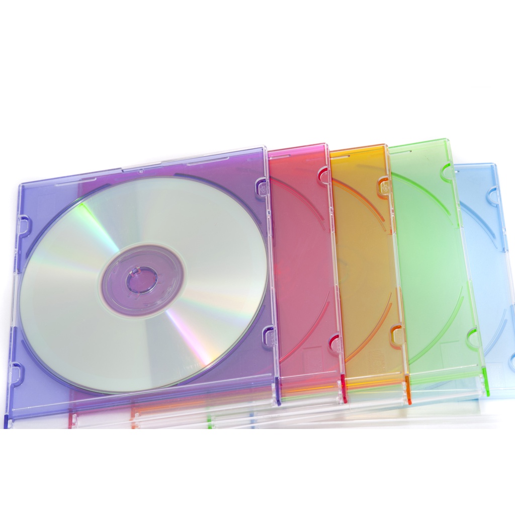 Casing CD Kotak CD Case CD Mini Slim Case 5.2MM - UNGU Isi 10 pcs  - 48914