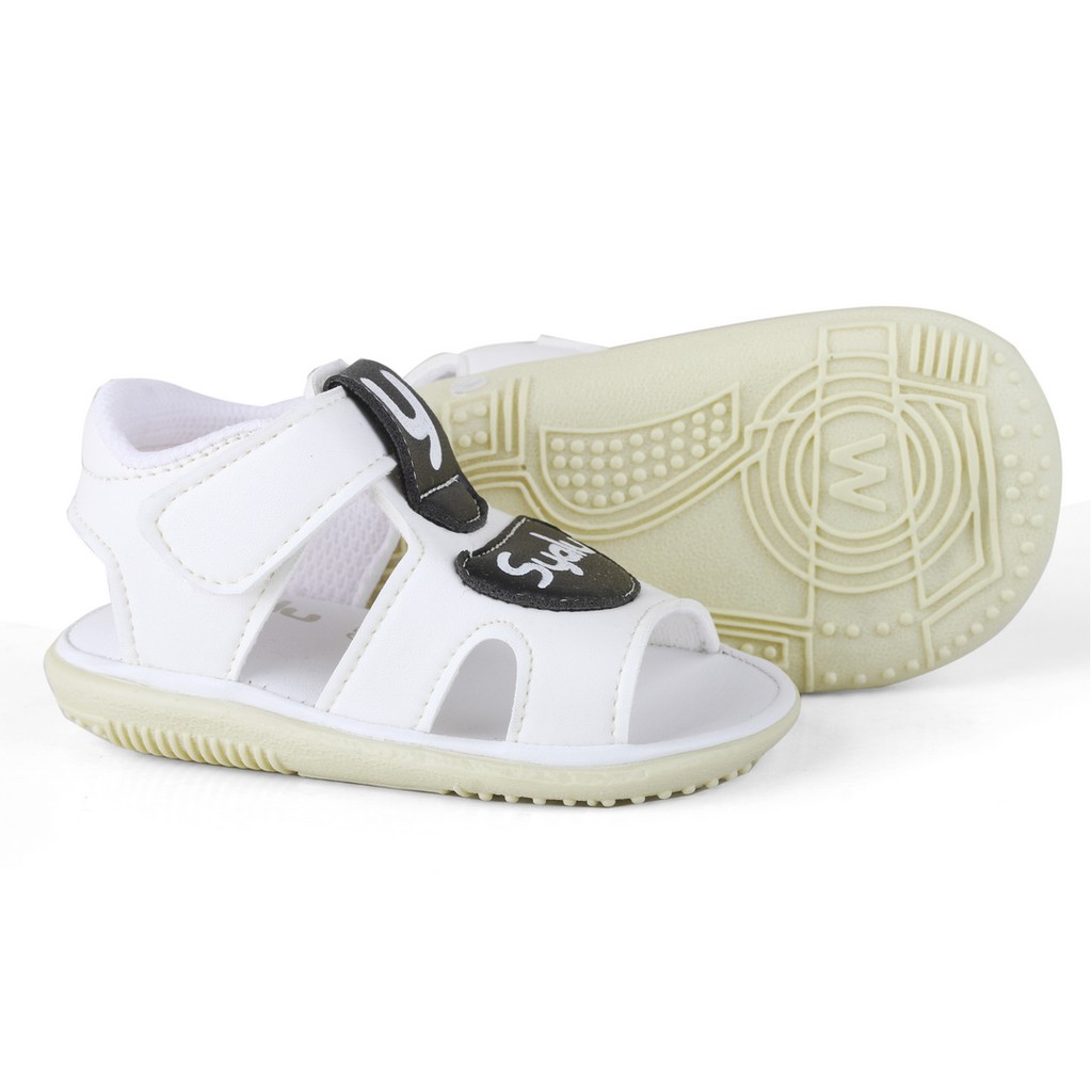 Sandal anak bunyi lucu unisex SY1 PUTIH