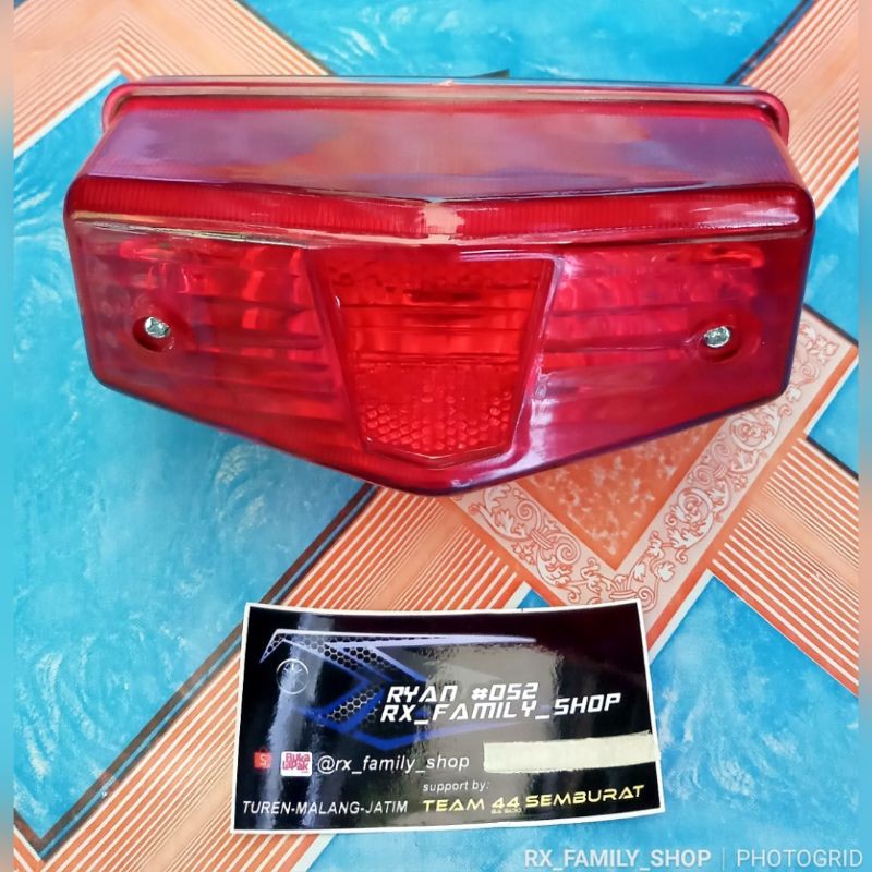 Lampu stop rx king new bohlam bukan led