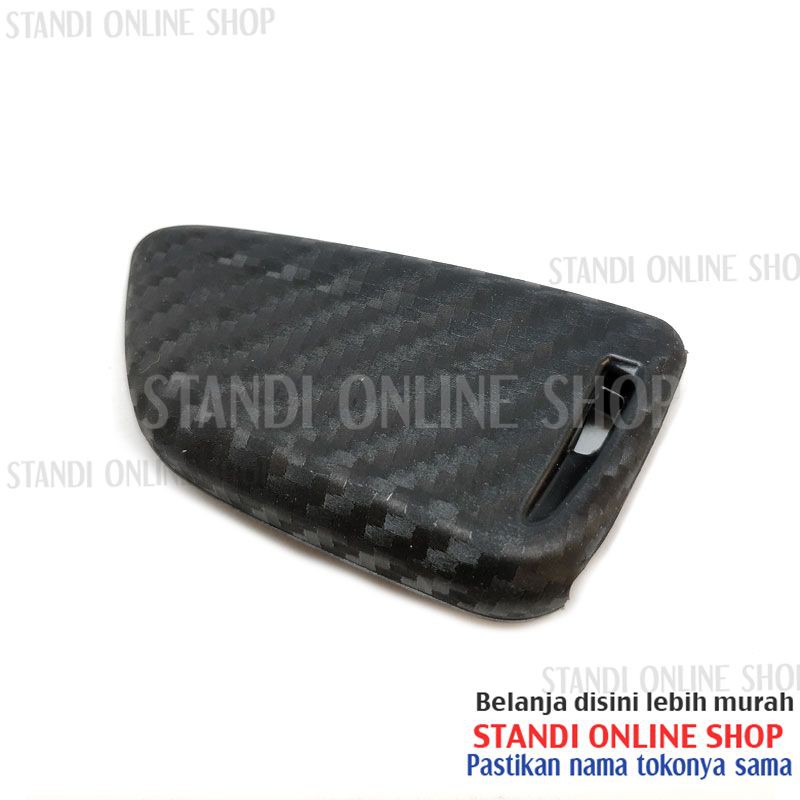 Kondom Kunci Silikon Carbon Remote Smartkey BMW X3 X5 Series