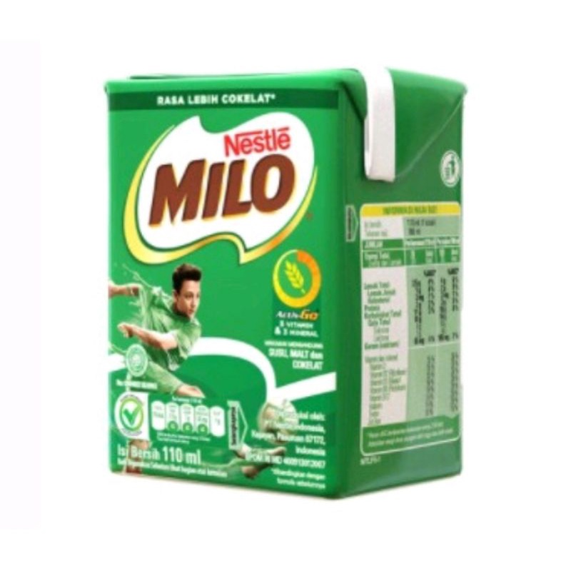 

N_S_Y Milo uht 110ml minuman siap minum yang mengandung susu dan cokelat yang di sukai anak anak