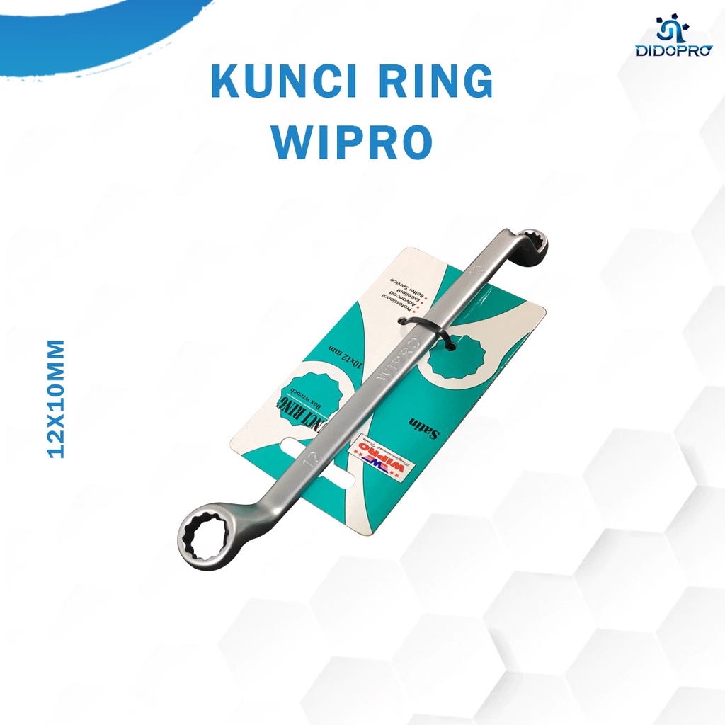 Kunci Ring Wipro 10x12mm