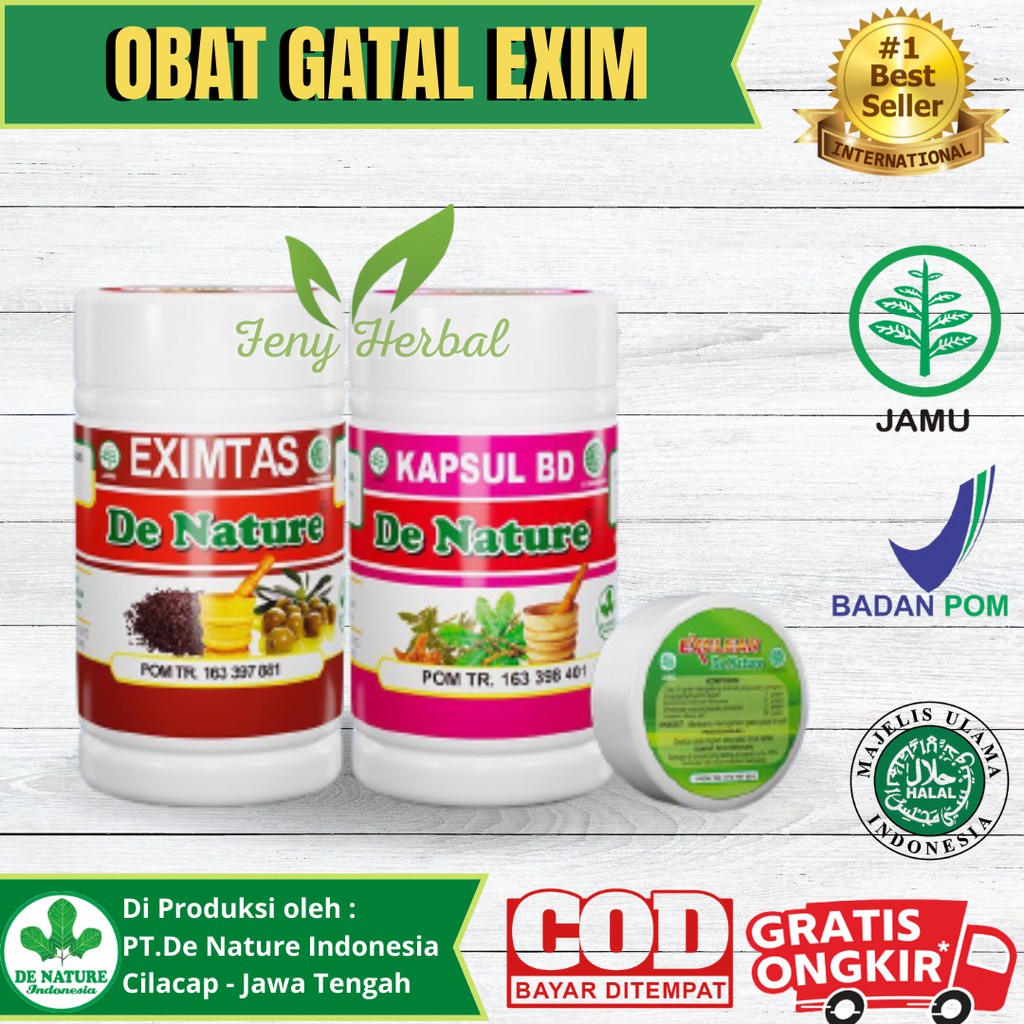 Obat Herbal Eksim | Obat Gatal Selangkang'an Obat Asli De Nature COD