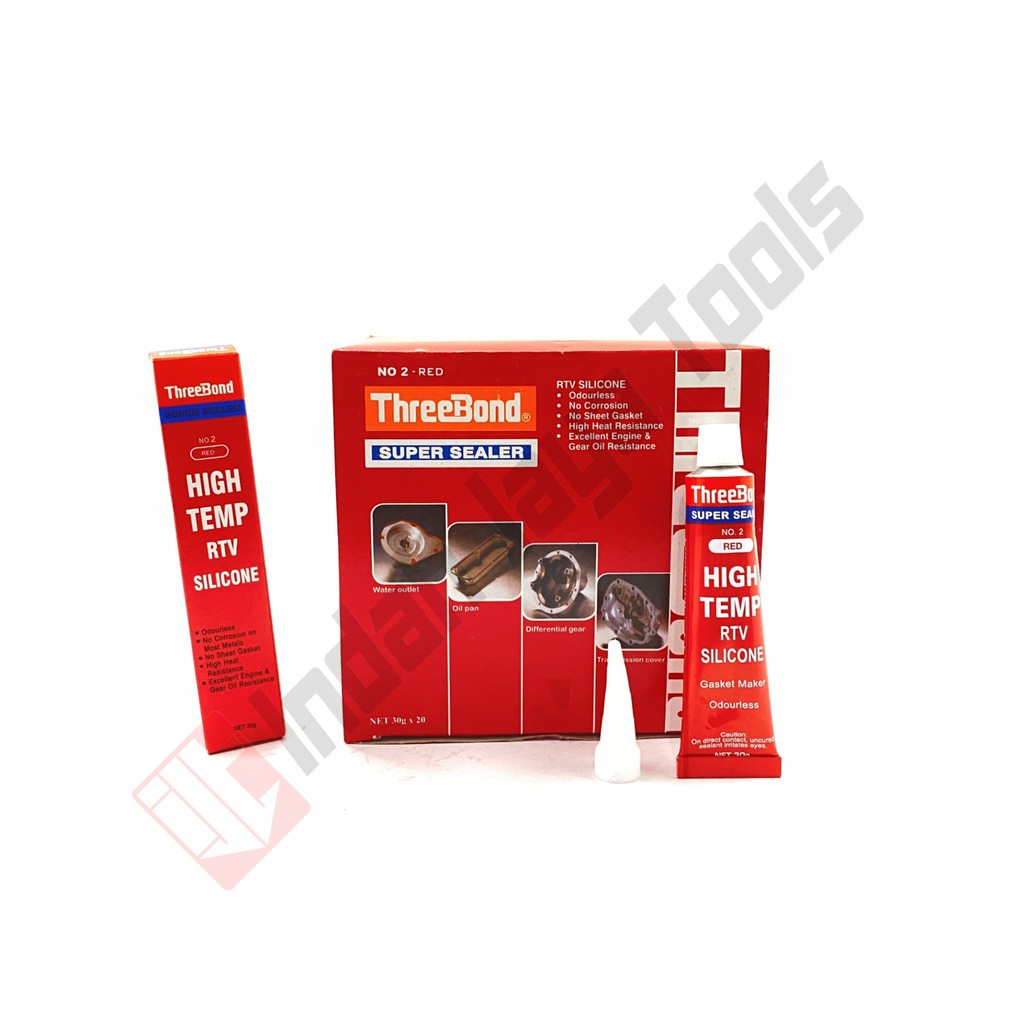 THREEBOND SUPER SEALER RTV 30 GRAM Red Gray Merah Abu High Temp Auto