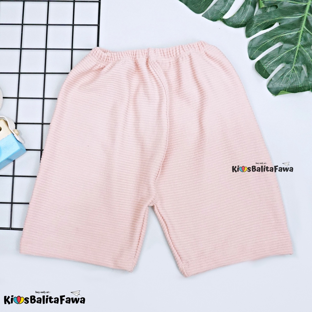 (IMPORT) Celana Short Knit uk 4-10 Tahun / Pendek Polos Dalaman Cotton Good Quality Anak Perempuan Pants Ketat Babycinnamon